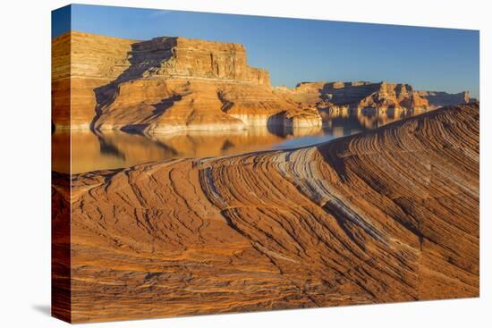 Utah. Weathering Pit Ridge at Lake Powell-Jaynes Gallery-Premier Image Canvas