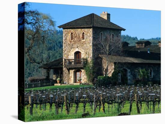 V Sattui Winery and Vineyard in St. Helena, Napa Valley Wine Country, California, USA-John Alves-Premier Image Canvas