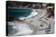 Vacationers Enjoying the Beach, Monterosso, Cinque Terre, Italy-Terry Eggers-Premier Image Canvas