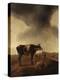 Vaches, moutons et berger-Paulus Potter-Premier Image Canvas