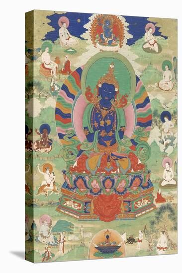 Vajradhara entouré de mahâsiddha-null-Premier Image Canvas