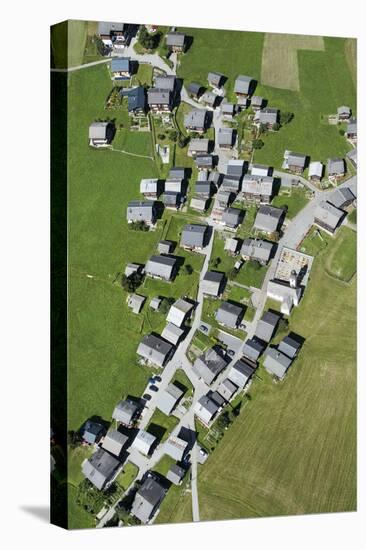 Valais, Goms, Gluringen, Mountain Village, Valais Architecture, Aerial Picture, Switzerland-Frank Fleischmann-Premier Image Canvas