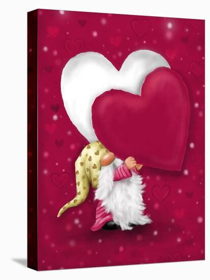 Valentine Gnome with Heart-MAKIKO-Premier Image Canvas