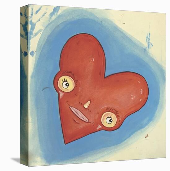 Valentine Heart-Danielle O'Malley-Stretched Canvas