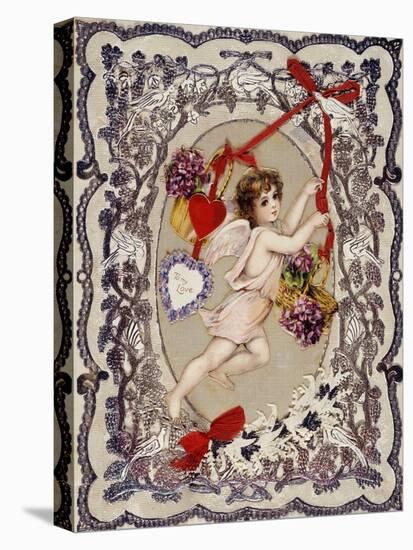 Valentine's Day Card, 1860S-1870S-null-Premier Image Canvas