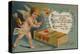 Valentine's Day Postcard with Cupid and Matches-Mark Rykoff-Premier Image Canvas