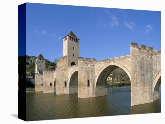 Valentre Bridge, Cahors, Quercy Region, Lot, France-Adam Tall-Premier Image Canvas