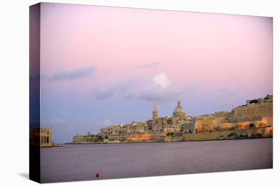 Valletta, Malta, Waterfront City Skyline During Sunset-Richard Wright-Premier Image Canvas