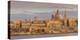 Valletta Skyline Panorama at Sunset with the Carmelite Church Dome and St. Pauls Anglican Cathedral-Neale Clark-Premier Image Canvas