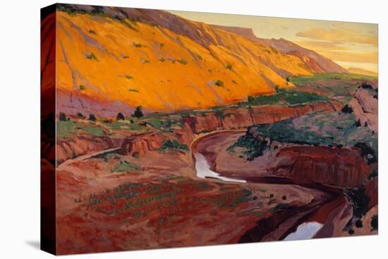 Valley Evening-Paul Davis-Stretched Canvas