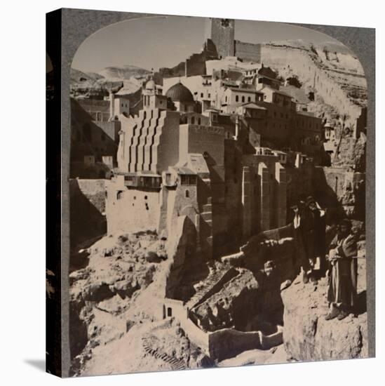 'Valley of Mar Saba and Convent, from Brook Kedron, c1900-Unknown-Premier Image Canvas