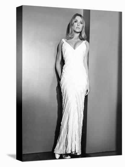 Valley of the Dolls, Sharon Tate, in a Gown by William Travilla, 1967-null-Stretched Canvas