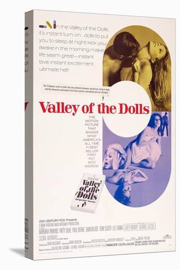 Valley of the Dolls, Sharon Tate, Patty Duke, Susan Hayward, 1967-null-Stretched Canvas