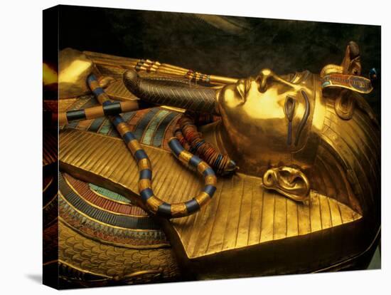 Valley of the Kings, Golden Coffin, Tutankhamun, Egypt-Kenneth Garrett-Premier Image Canvas