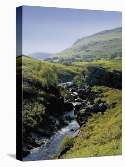 Valley of the River Claerwen in the Cambrian Mountains, Mid-Wales, United Kingdom, Europe-David Hughes-Premier Image Canvas