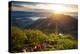 Valley View with Villages and Mountains at Sunrise. View from Adam's Peak, Sri Lanka-Dudarev Mikhail-Premier Image Canvas