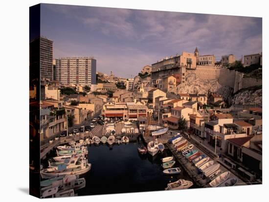 Vallon des Auffes, Small Fishing Port, Marseille, France-Walter Bibikow-Premier Image Canvas