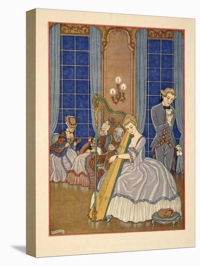 Valmont Seducing His Victim, Illustration from 'Les Liaisons Dangereuses' by Pierre Chodlerlos De L-Georges Barbier-Premier Image Canvas