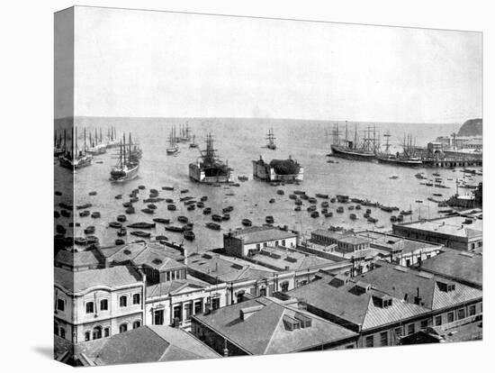 Valparaiso Harbour, Chile, 1893-John L Stoddard-Premier Image Canvas