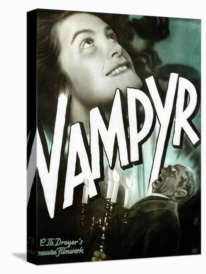 Vampyr, German poster art, Sybille Schmitz, Maurice Schutz, 1932-null-Stretched Canvas