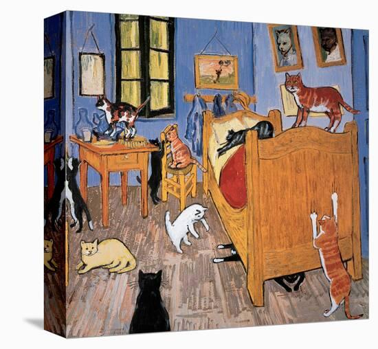 Van Gogh Arles Cat-Chameleon Design, Inc.-Stretched Canvas