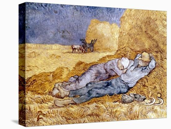 Van Gogh: Noon Nap, 1889-90-Vincent van Gogh-Premier Image Canvas