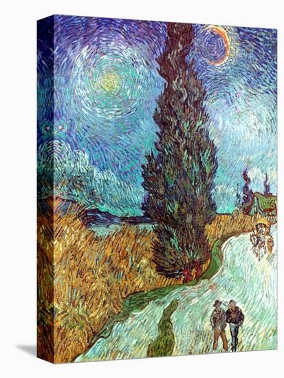 Van Gogh: Road, 1890-Vincent van Gogh-Premier Image Canvas