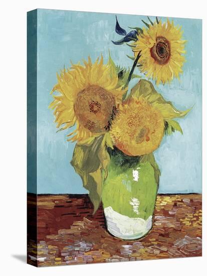 Van Gogh Sunflowers V-Vincent Van Gogh-Stretched Canvas