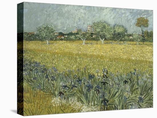 Van Gogh, View of Arles with Irises-null-Premier Image Canvas