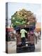 Van Loaded with Bananas on Its Roof Leaving the Market, Stone Town, Zanzibar, Tanzania-Yadid Levy-Premier Image Canvas