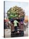 Van Loaded with Bananas on Its Roof Leaving the Market, Stone Town, Zanzibar, Tanzania-Yadid Levy-Premier Image Canvas