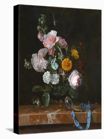 Vanitas Flower Still Life, c.1656-1657-Willem van Aelst-Premier Image Canvas