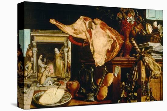 Vanity Still Life (Christ in the House of Martha and Mar), 1552-Pieter Aertsen-Premier Image Canvas