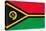 Vanuatu Flag Design with Wood Patterning - Flags of the World Series-Philippe Hugonnard-Stretched Canvas