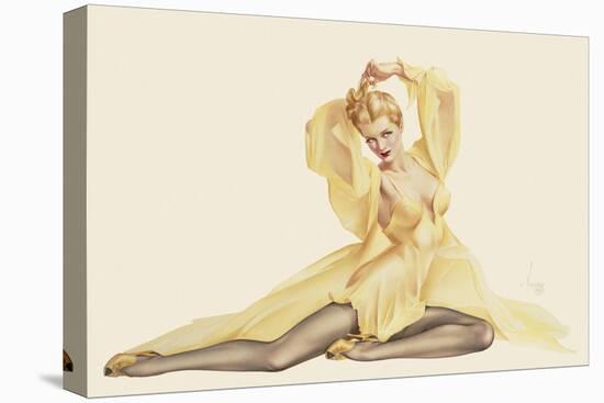 Varga Girl, April 1942-Alberto Vargas-Stretched Canvas