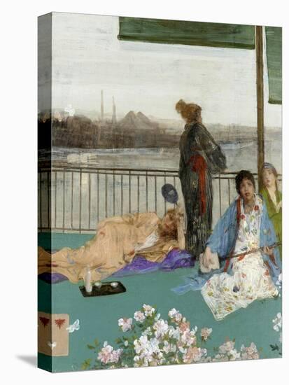 Variations in Flesh Colour and Green: the Balcony, C. 1870-James Abbott McNeill Whistler-Premier Image Canvas