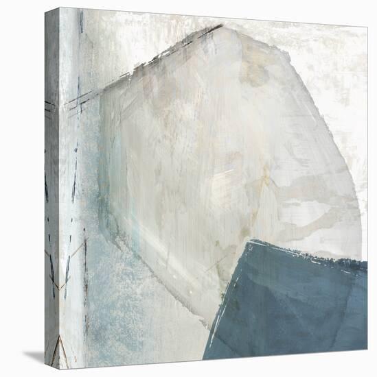 Varied Blue Abstract-Emma Peal-Stretched Canvas