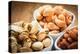 Varieties of Nuts: Cashew, Pistachio, Almond.-Voy-Premier Image Canvas