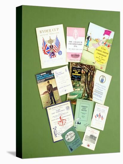 Various golfing programmes, 20th century-Unknown-Premier Image Canvas