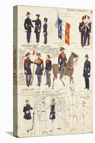 Various Uniforms of Republic of France-Rachel Ruysch-Premier Image Canvas