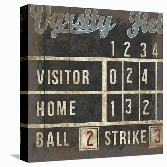 Varsity Field-The Vintage Collection-Stretched Canvas