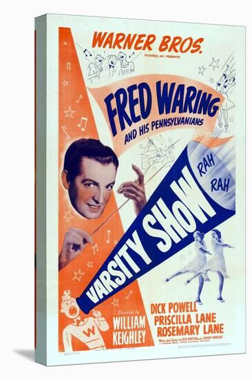 Varsity Show, Left: Fred Waring, 1937-null-Stretched Canvas