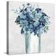 Vase Of Blue-Kimberly Allen-Stretched Canvas