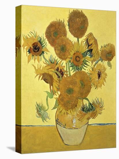 Vase of Fifteen Sunflowers, c.1888-Vincent van Gogh-Premier Image Canvas