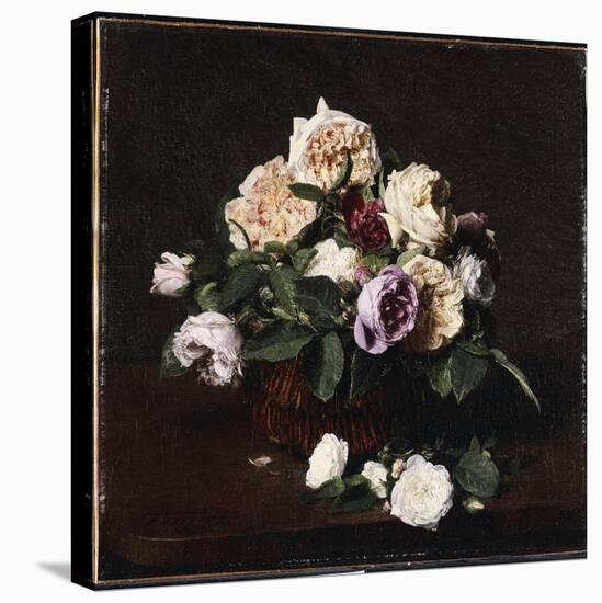 Vase of Flowers, 1876-Ignace Henri Jean Fantin-Latour-Premier Image Canvas