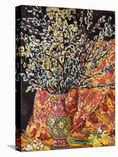 Vase of Flowers (Oil on Canvas)-Louis Valtat-Premier Image Canvas