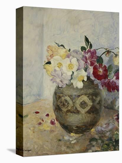 Vase of Flowers; Vase De Fleurs-Henri Lebasque-Premier Image Canvas