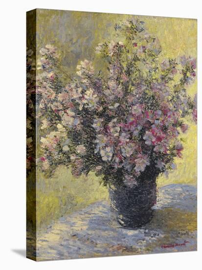 Vase Of Flowers-Claude Monet-Stretched Canvas