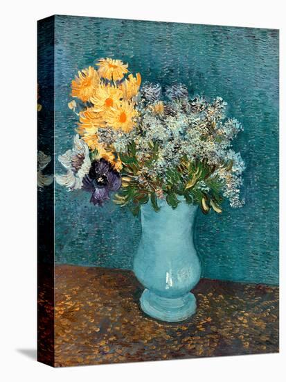 Vase of Lilacs, Daisies and Anemones, c.1887-Vincent van Gogh-Premier Image Canvas