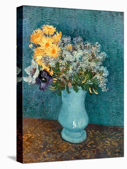 Vase of Lilacs, Daisies and Anemones, c.1887-Vincent van Gogh-Premier Image Canvas